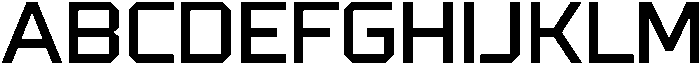 Black Square Regular otf (900) Font UPPERCASE