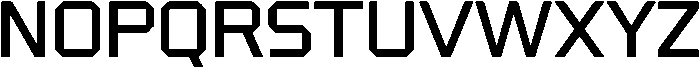 Black Square Regular otf (900) Font UPPERCASE