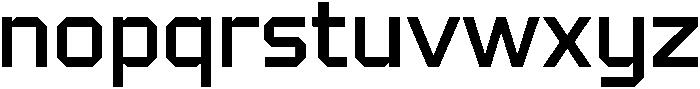 Black Square Regular otf (900) Font LOWERCASE