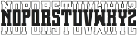 Black Stacked Regular otf (900) Font UPPERCASE
