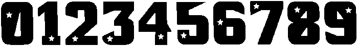 Black Star Regular otf (900) Font OTHER CHARS