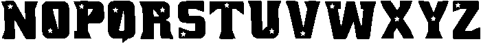 Black Star Regular otf (900) Font UPPERCASE