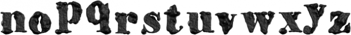 Black Stone Regular otf (900) Font LOWERCASE