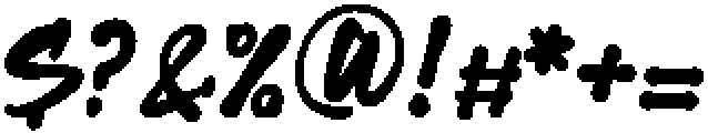Black Street otf (900) Font OTHER CHARS