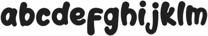 Black Sugar Regular otf (900) Font LOWERCASE