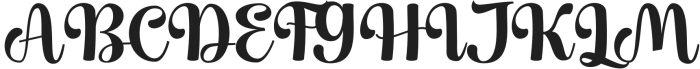 Black Super Regular otf (900) Font UPPERCASE