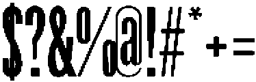 Black-Velvet-Serif regular otf (900) Font OTHER CHARS