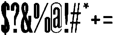 Black-Velvet regular otf (900) Font OTHER CHARS