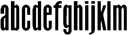 Black-Velvet regular otf (900) Font UPPERCASE