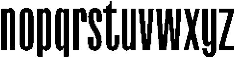 Black-Velvet regular otf (900) Font LOWERCASE