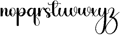 Black Vintage Regular otf (900) Font LOWERCASE