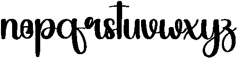 Black White Regular otf (900) Font LOWERCASE