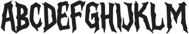 Black Witcher Regular otf (900) Font UPPERCASE