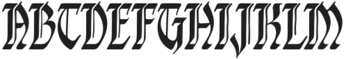 Black dakota Regular otf (900) Font UPPERCASE