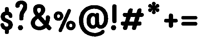 Black otf (900) Font OTHER CHARS