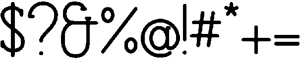 Black otf (900) Font OTHER CHARS