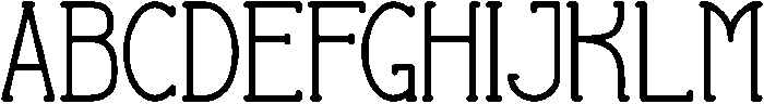 Black otf (900) Font UPPERCASE