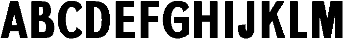 Black otf (900) Font UPPERCASE