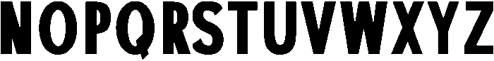 Black otf (900) Font UPPERCASE