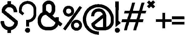 Black otf (900) Font OTHER CHARS