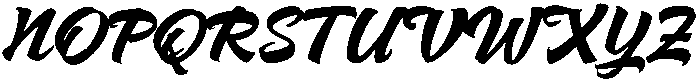 Black otf (900) Font UPPERCASE