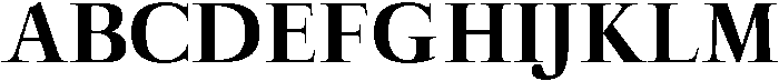Black otf (900) Font UPPERCASE