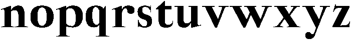 Black otf (900) Font LOWERCASE