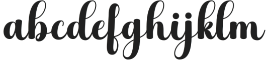 BlackBoho-Regular otf (900) Font LOWERCASE