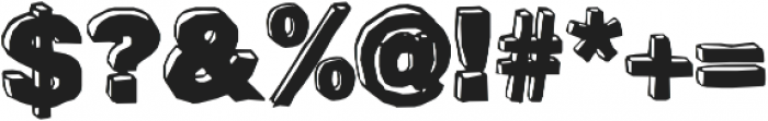 BlackDog Front otf (900) Font OTHER CHARS
