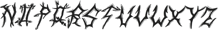 BlackDreams-Italic otf (900) Font LOWERCASE