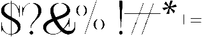 BlackEagle-Thin otf (100) Font OTHER CHARS
