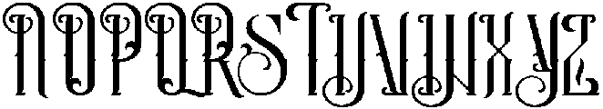 BlackInk otf (900) Font UPPERCASE