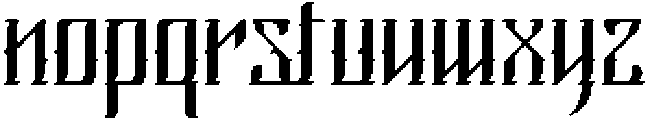 BlackInk otf (900) Font LOWERCASE