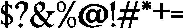 BlackKing otf (900) Font OTHER CHARS