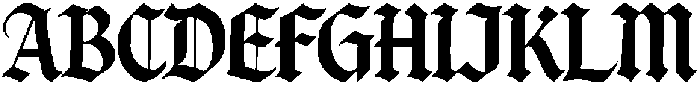 BlackKing otf (900) Font UPPERCASE