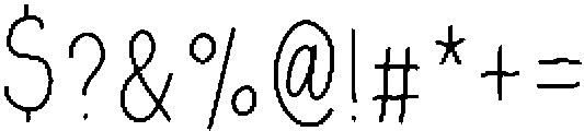 BlackLine Regular otf (900) Font OTHER CHARS