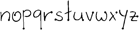 BlackPearl Regular otf (900) Font LOWERCASE