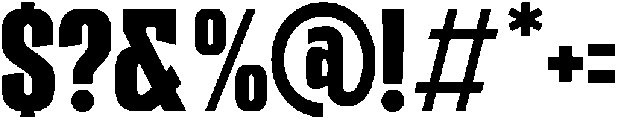 BlackRose Regular otf (900) Font OTHER CHARS
