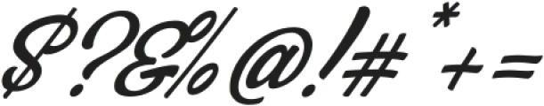 Blackbird Italic otf (900) Font OTHER CHARS