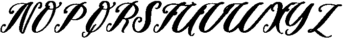 Blackbird otf (900) Font UPPERCASE
