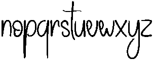 Blackboard Regular otf (900) Font LOWERCASE