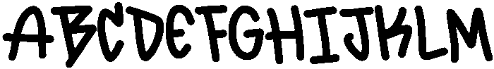 Blackboard Regular otf (900) Font UPPERCASE