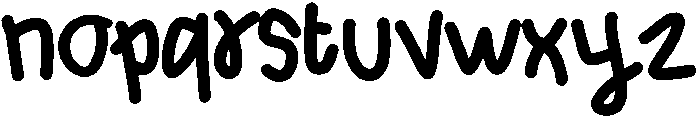 Blackboard Regular otf (900) Font LOWERCASE