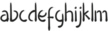 Blackboard School Awesome otf (900) Font LOWERCASE