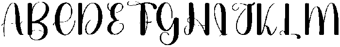 Blackday Regular otf (900) Font UPPERCASE