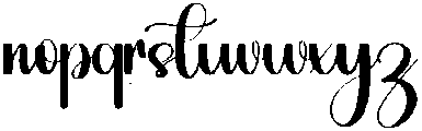 Blackday Regular otf (900) Font LOWERCASE
