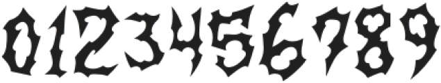 BlackenedRumbling otf (900) Font OTHER CHARS