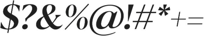 Blacker Display Medium Italic otf (500) Font OTHER CHARS