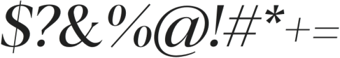 Blacker Pro Display Italic otf (900) Font OTHER CHARS