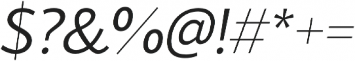 Blacker Sans Book Italic otf (400) Font OTHER CHARS